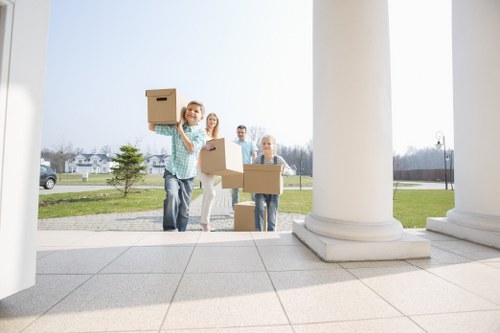 People using self storage in Richmond upon Thames for flexible space solutions