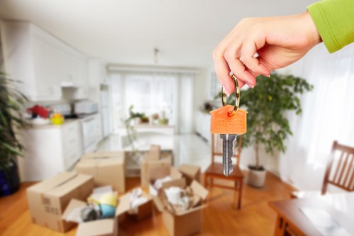 Professional office packing and loading service for a business move in Richmond upon Thames