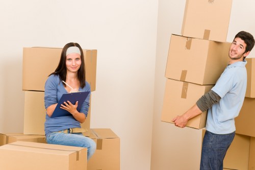 Packing and organizing belongings for storage in Richmond upon Thames
